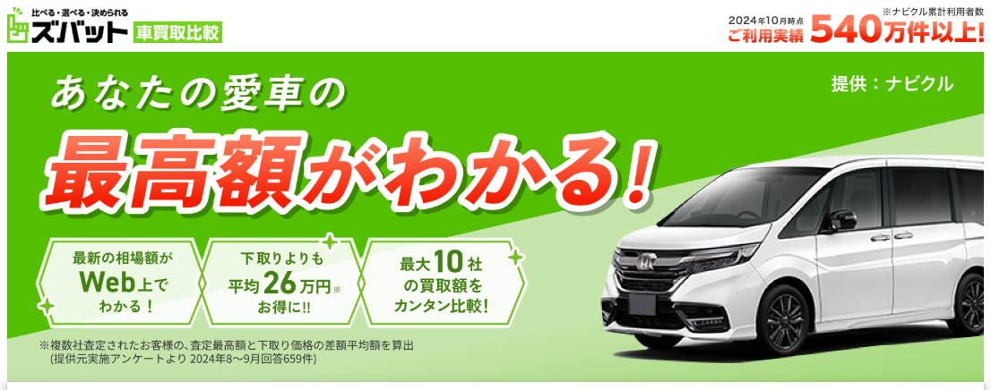 ズバット車買取比較